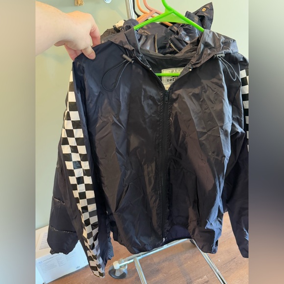 Black and White Checkered Windbreaker - Picture 1 of 1